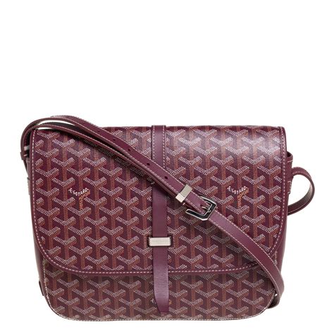 goyard belvedere burgundy|goyard belvedere mm bag price.